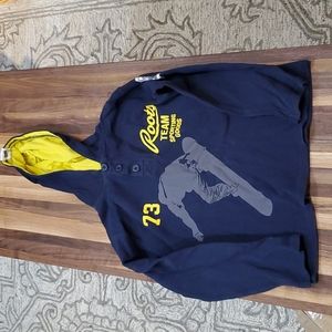Roots boys pullover hoodie shirt M 7/8